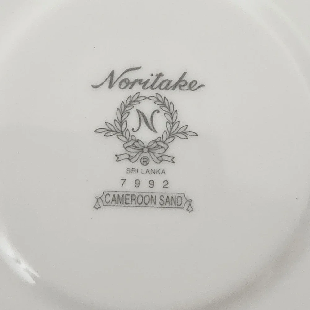 Tea‎ Cup & Saucer Set Cameroon Sand By Noritake Porcelain Dinnerware